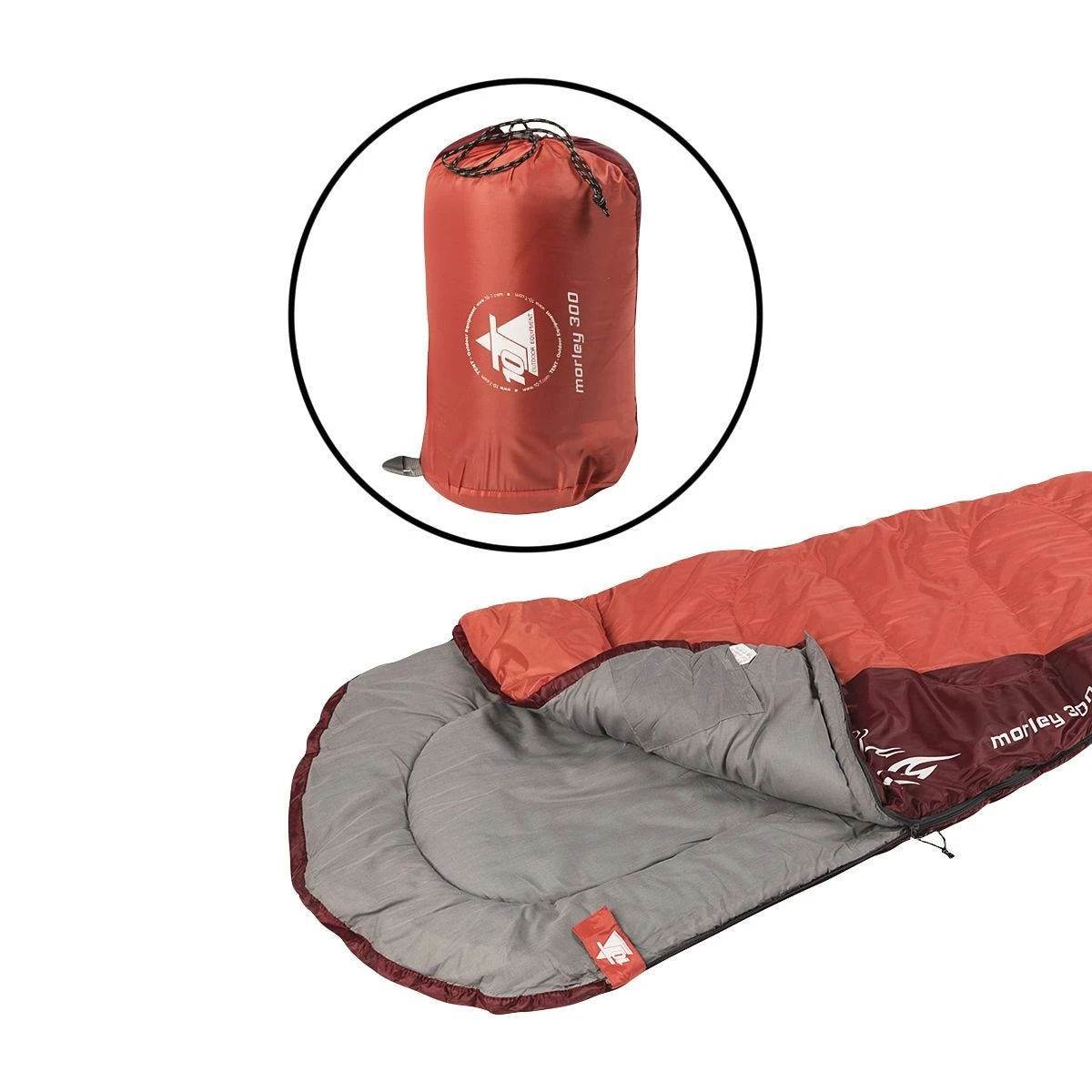 Mil-Tec 10-T Mummy Sleeping Bag Morley 300 4 Mil-Tec 10-T Mummy Sleeping Bag Morley 300 - Image 2