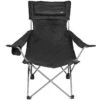 Fox Outdoor Deluxe Folding Chair Black -UK Camping Equipment Sales Shop 31881A FoxOutdoorDeluxeFoldingChair BLACK 01 1