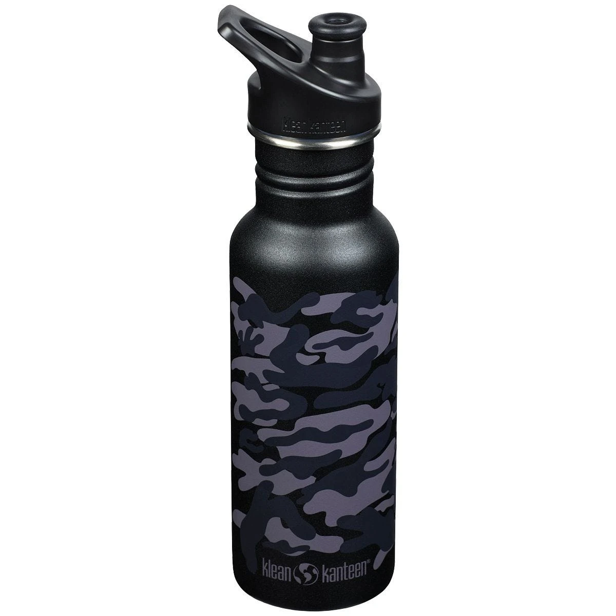 Klean Kanteen Classic Narrow 532ml Bottle Sport Cap Black Camo 3 Klean Kanteen Classic Narrow 532ml Bottle Sport Cap Black Camo