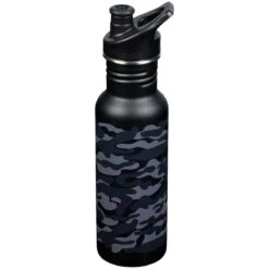 Klean Kanteen Classic Narrow 532ml Bottle Sport Cap Black Camo 5 Klean Kanteen Classic Narrow 532ml Bottle Sport Cap Black Camo -UK Camping Equipment Sales Shop Classic Narrow Black Camo 02