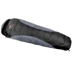 Fox Outdoor Economic Mummy Sleeping Bag Black/Grey -UK Camping Equipment Sales Shop Fox Outdoor Economic Mummy Sleeping Bag Black Grey 01