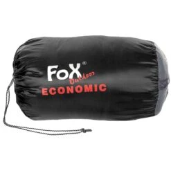 Fox Outdoor Economic Mummy Sleeping Bag Black/Grey -UK Camping Equipment Sales Shop Fox Outdoor Economic Mummy Sleeping Bag Black Grey 02