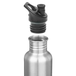 Klean Kanteen Classic 800ml Bottle With Sport Cap 3.0 Brushed Stainless -UK Camping Equipment Sales Shop K27CPPS BS KLEAN KANTEEN CLASSIC 02