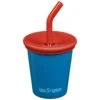 Klean Kanteen Kid's Cup 295ml W/Straw Lid Mykonos Blue -UK Camping Equipment Sales Shop Klean Kanteen Kid s Cup 295ml Straw Lid Mykonos Bluel 1 1200x1200