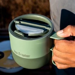 UK Camping Equipment Sales Shop -UK Camping Equipment Sales Shop Klean Kanteen Rise 399ml Mug Flip Lid Sea Spray 2 1200x1200