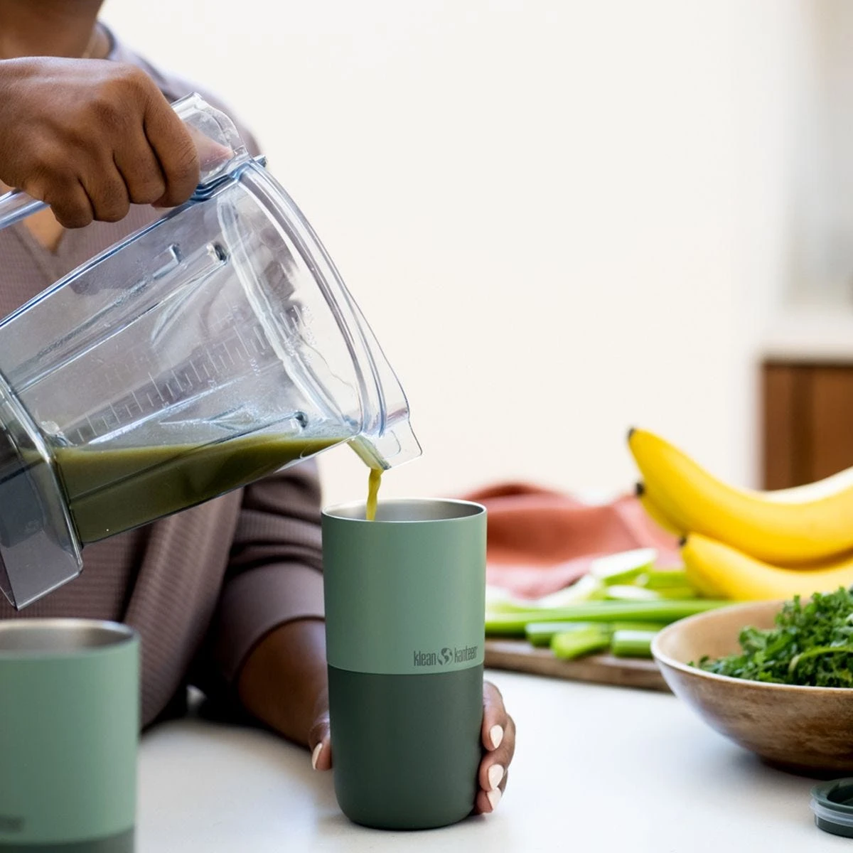 Klean Kanteen Rise 473ml Tumbler W/Flip Lid Sea Spray 4 Klean Kanteen Rise 473ml Tumbler W/Flip Lid Sea Spray - Image 2