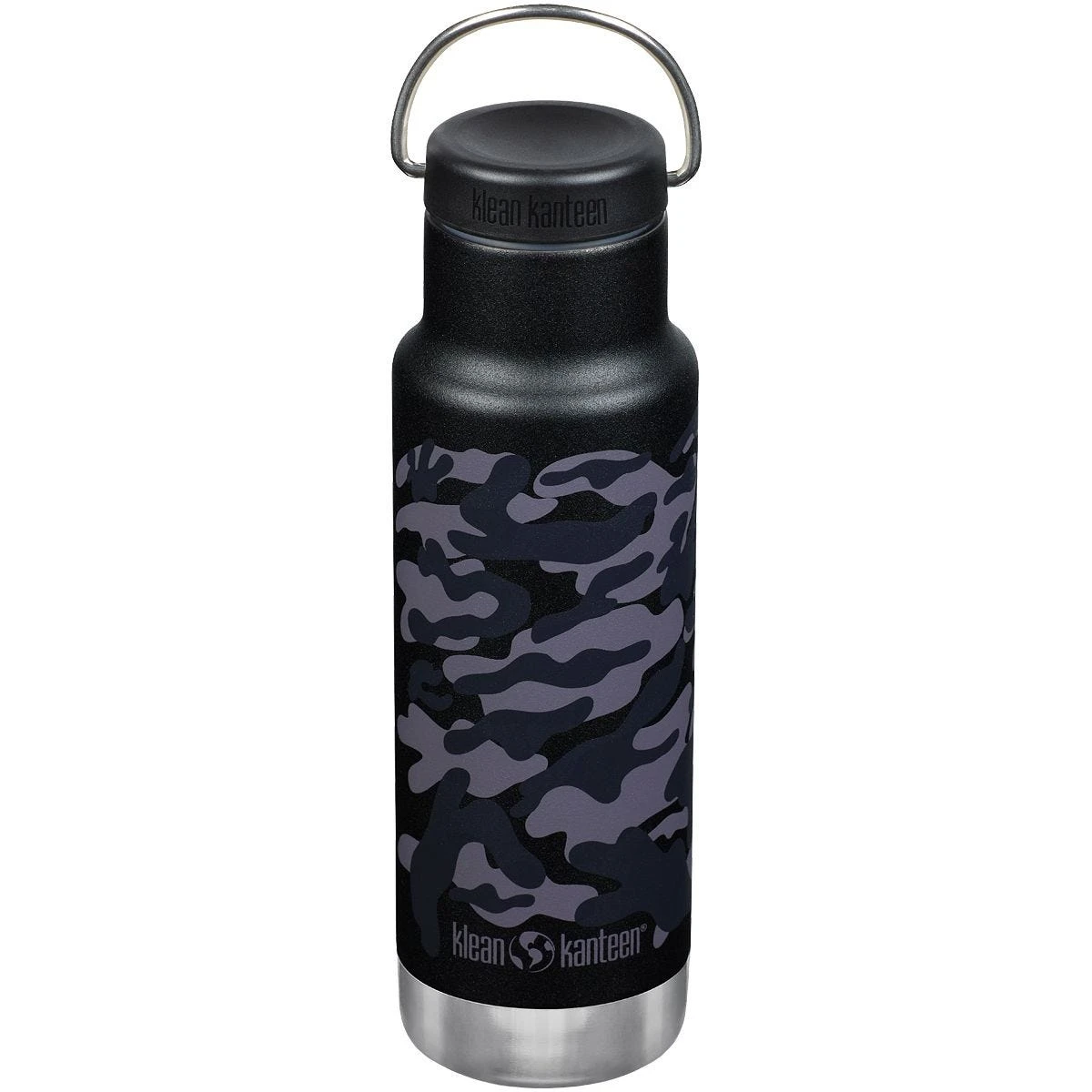 Klean Kanteen 355ml Classic Vacuum Insulated Bottle Loop Cap Black Camo 3 Klean Kanteen 355ml Classic Vacuum Insulated Bottle Loop Cap Black Camo
