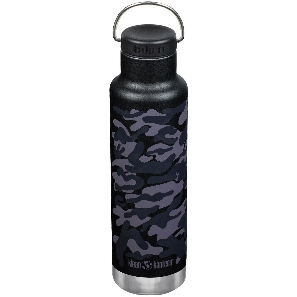 Klean Kanteen 592ml Classic Vacuum Insulated Bottle Loop Cap Black Camo 3 Klean Kanteen 592ml Classic Vacuum Insulated Bottle Loop Cap Black Camo