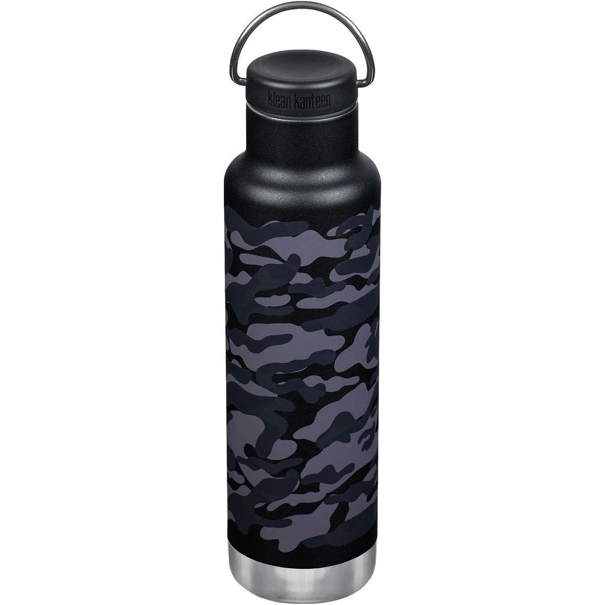 Klean Kanteen 592ml Classic Vacuum Insulated Bottle Loop Cap Black Camo 4 Klean Kanteen 592ml Classic Vacuum Insulated Bottle Loop Cap Black Camo - Image 2