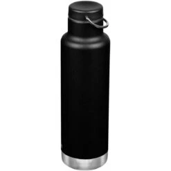 Klean Kanteen 592ml Classic Vacuum Insulated Bottle Loop Cap Black -UK Camping Equipment Sales Shop Klean Kanteen Black 592ml Classic Loop Cap 02