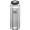Klean Kanteen TKWide 946ml Insulated Bottle Loop Cap Brushed Stainless -UK Camping Equipment Sales Shop Klean Kanteen Bottle B.Stainless 32 SSL 1200X1200