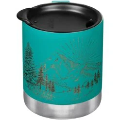 Klean Kanteen 355ml Insulated Camp Mug W/Tumbler Lid Mountain-Porcelain -UK Camping Equipment Sales Shop Klean Kanteen Inulated Mug Mountain Porcelain 05