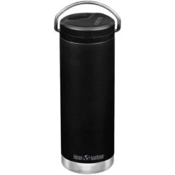 Klean Kanteen TKWide 592ml Insulated Bottle Twits Cap W/Straw Black -UK Camping Equipment Sales Shop TKWide Black TC 03
