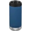 Klean Kanteen TKWide 355ml Insulated Bottle Cafe Cap Real Teal -UK Camping Equipment Sales Shop TKWide CC Real Teal 01