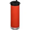 Klean Kanteen TKWide 592ml Insulated Bottle Twits Cap W/Straw Tiger Lilly