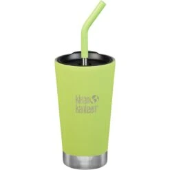 Klean Kanteen 473ml Tumbler Vacuum Insulated Straw Lid Juicy Pear