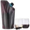 Vapur Wandervino Collection & 2 Glass Set Maroon