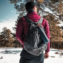 Vapur Wide Mouth Anti-Bottle 1L Eclipse Burgundy -UK Camping Equipment Sales Shop Vapur Wide Mouth Bottle Lifestyle 2 1200x1200 10