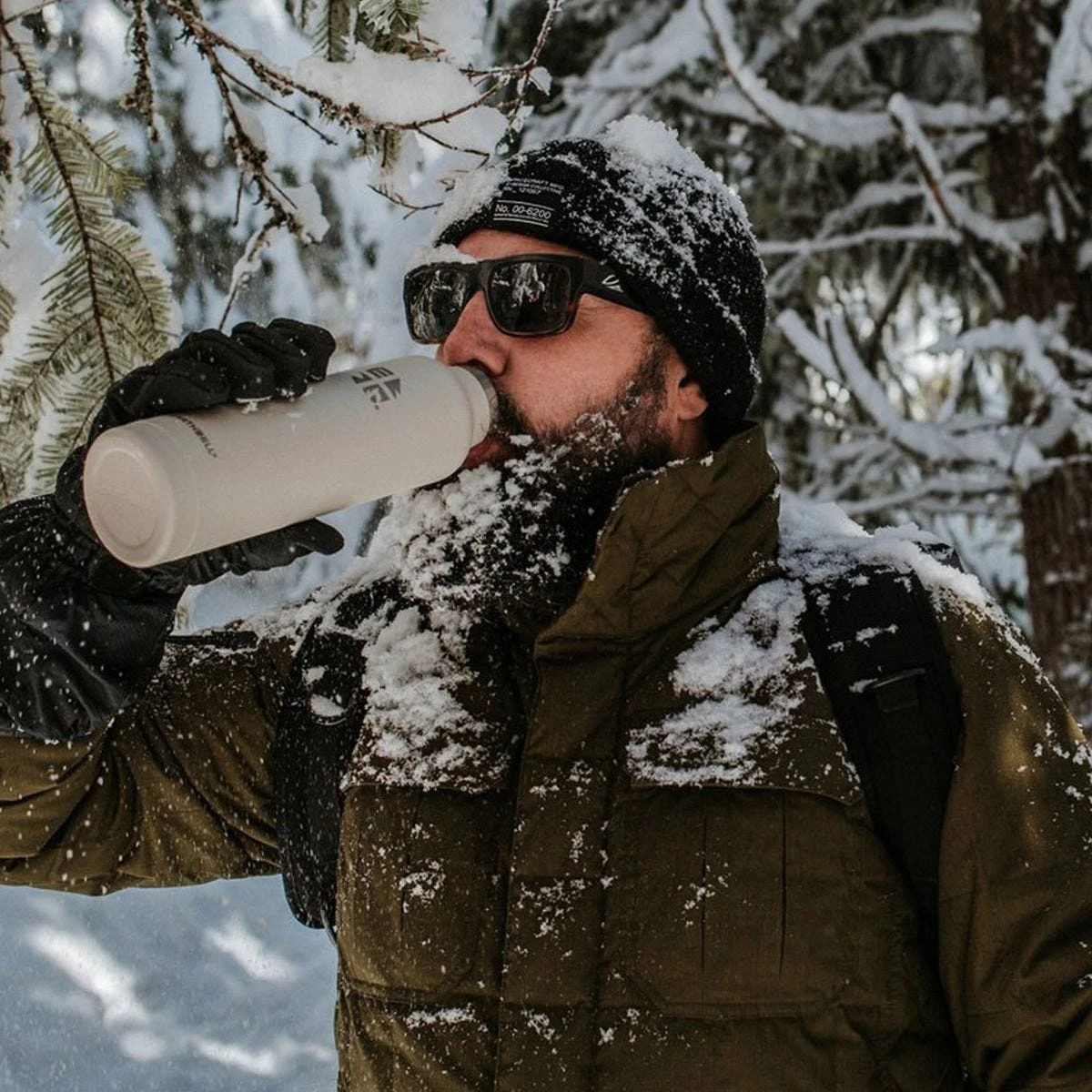 Earthwell Woodie Vacuum Bottle 650ml Walnut / Aqua Blue 6 Earthwell Woodie Vacuum Bottle 650ml Walnut / Aqua Blue - Image 4