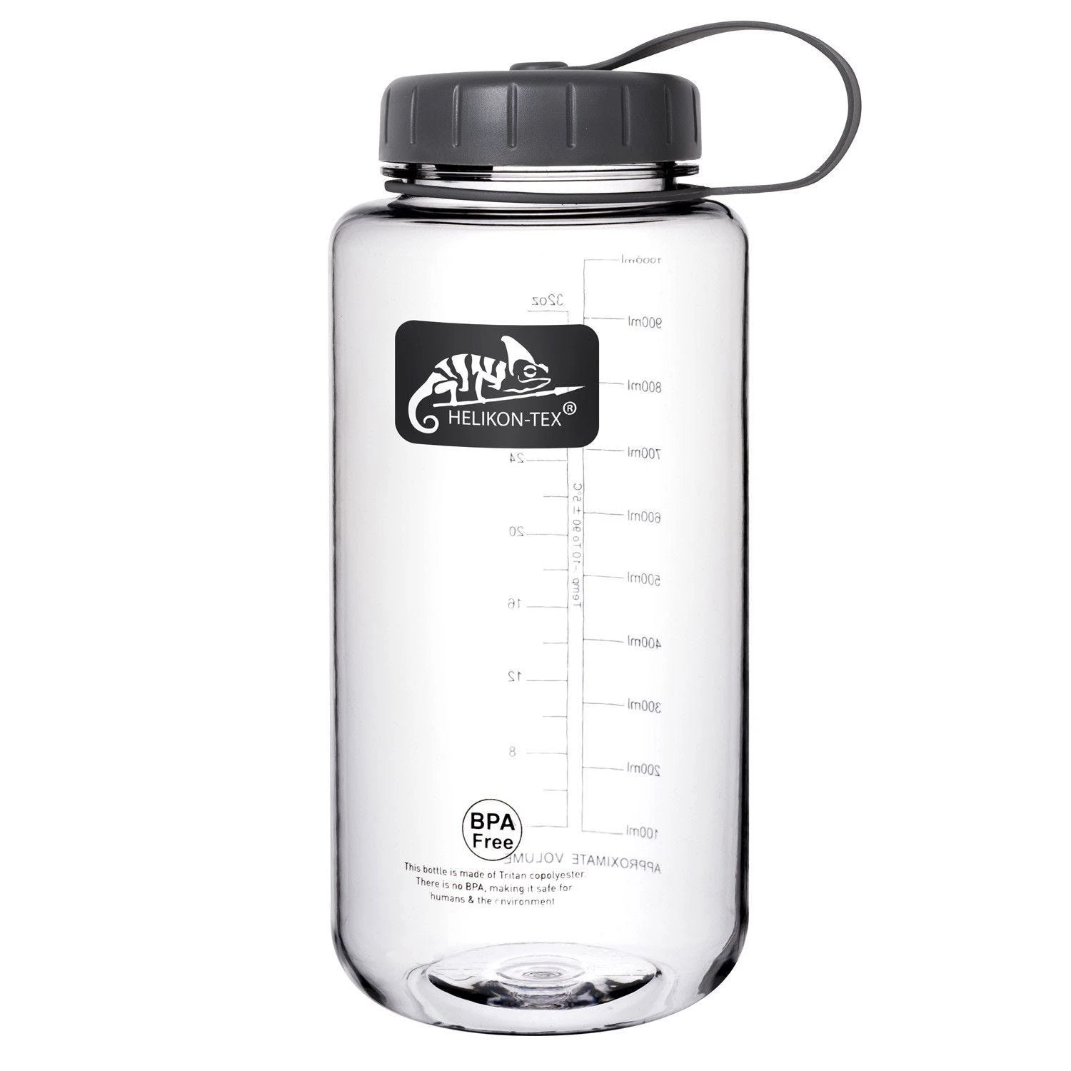 Helikon Tritan Bottle Wide Mouth 1 Litre Clear 3 Helikon Tritan Bottle Wide Mouth 1 Litre Clear