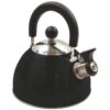 Highlander Forces Deluxe Stainless Steel Whistling Kettle Black -UK Camping Equipment Sales Shop highlander 2l deluxe whistling kettle BLACK 1X