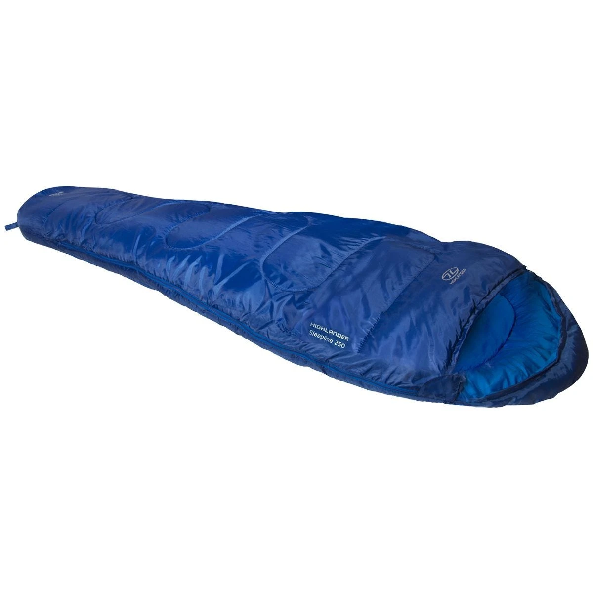 Highlander Sleepline 250 Mummy Sleeping Bag Blue 3 Highlander Sleepline 250 Mummy Sleeping Bag Blue
