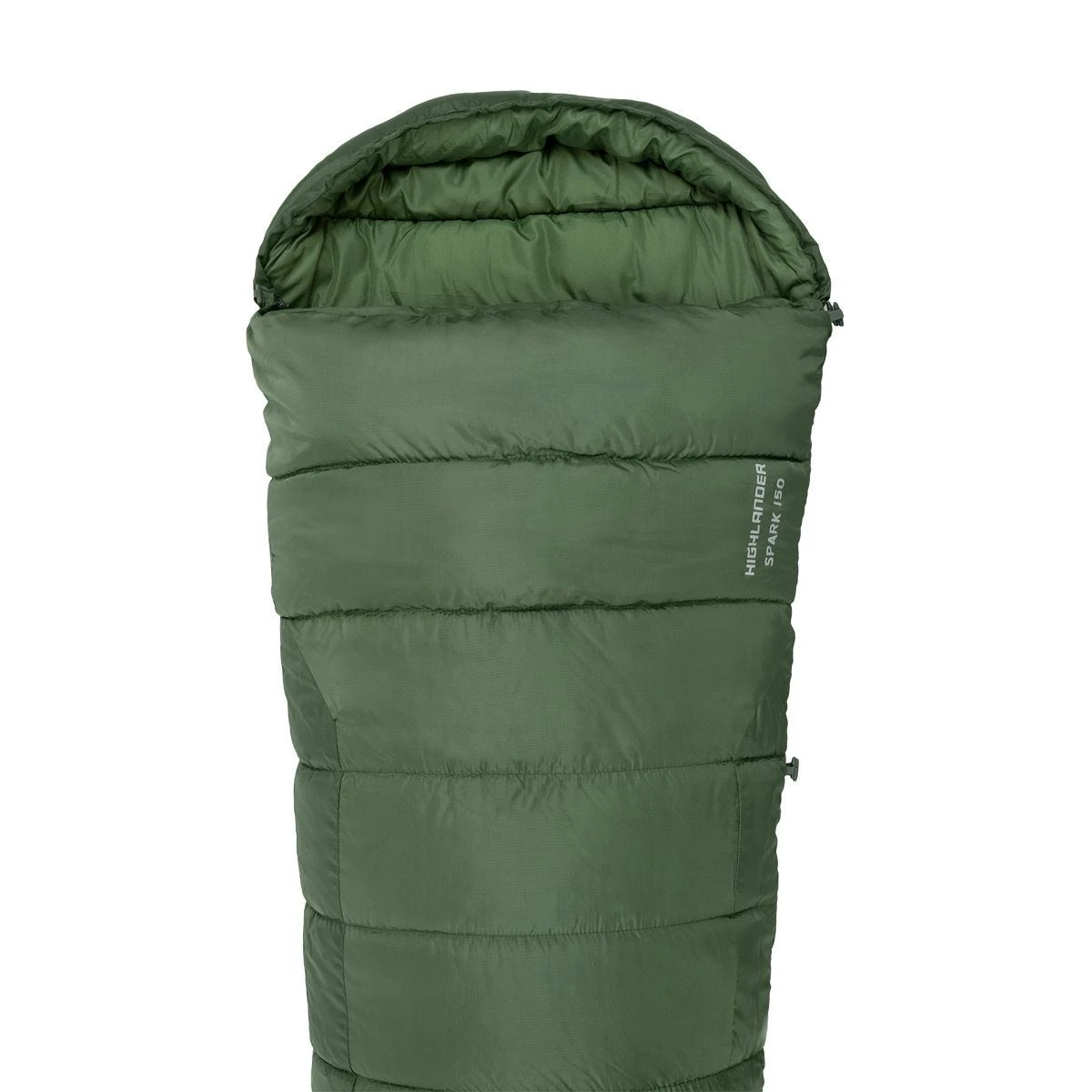 Highlander Forces Phoenix Spark 150 Mummy Sleeping Bag Olive Green 4 Highlander Forces Phoenix Spark 150 Mummy Sleeping Bag Olive Green - Image 2