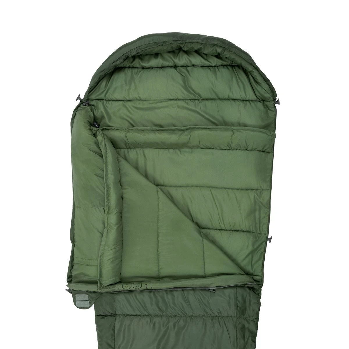 Highlander Forces Phoenix Spark 150 Mummy Sleeping Bag Olive Green 5 Highlander Forces Phoenix Spark 150 Mummy Sleeping Bag Olive Green - Image 3