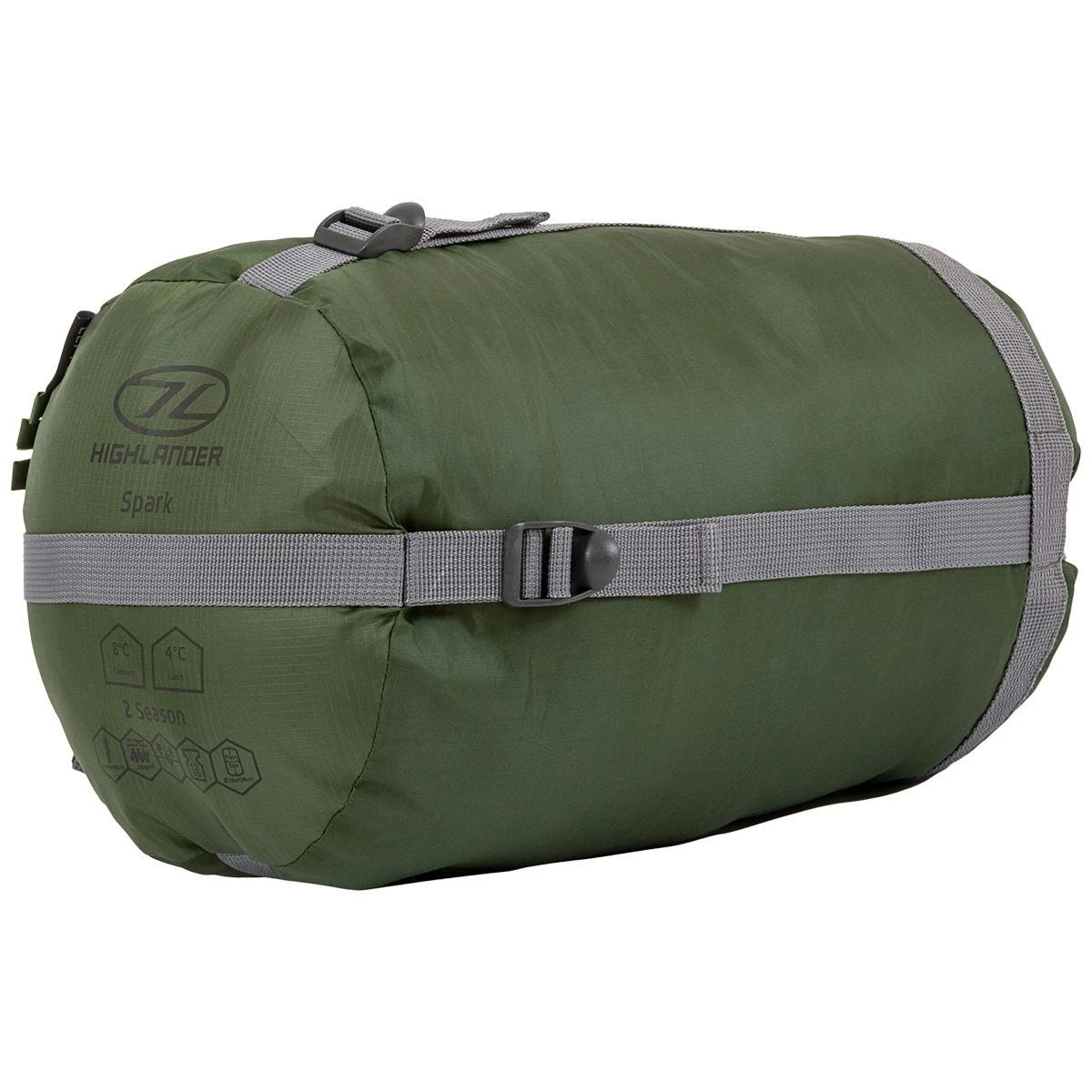 Highlander Forces Phoenix Spark 150 Mummy Sleeping Bag Olive Green 6 Highlander Forces Phoenix Spark 150 Mummy Sleeping Bag Olive Green - Image 4