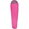 Highlander Sleepline 250 Mummy Sleeping Bag Fushia -UK Camping Equipment Sales Shop highlander sleepline 250 mummy fushia 1a