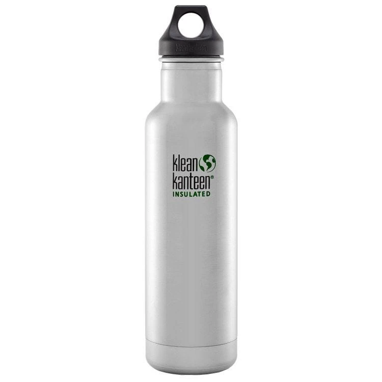 Klean Kanteen 592ml Classic Insulated Bottle Loop Cap Brushed Stainless 3 Klean Kanteen 592ml Classic Insulated Bottle Loop Cap Brushed Stainless