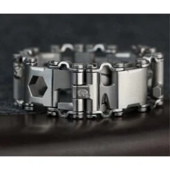 Leatherman Tread LT Bracelet Black -UK Camping Equipment Sales Shop leatherman TREADLT ALL 6 1