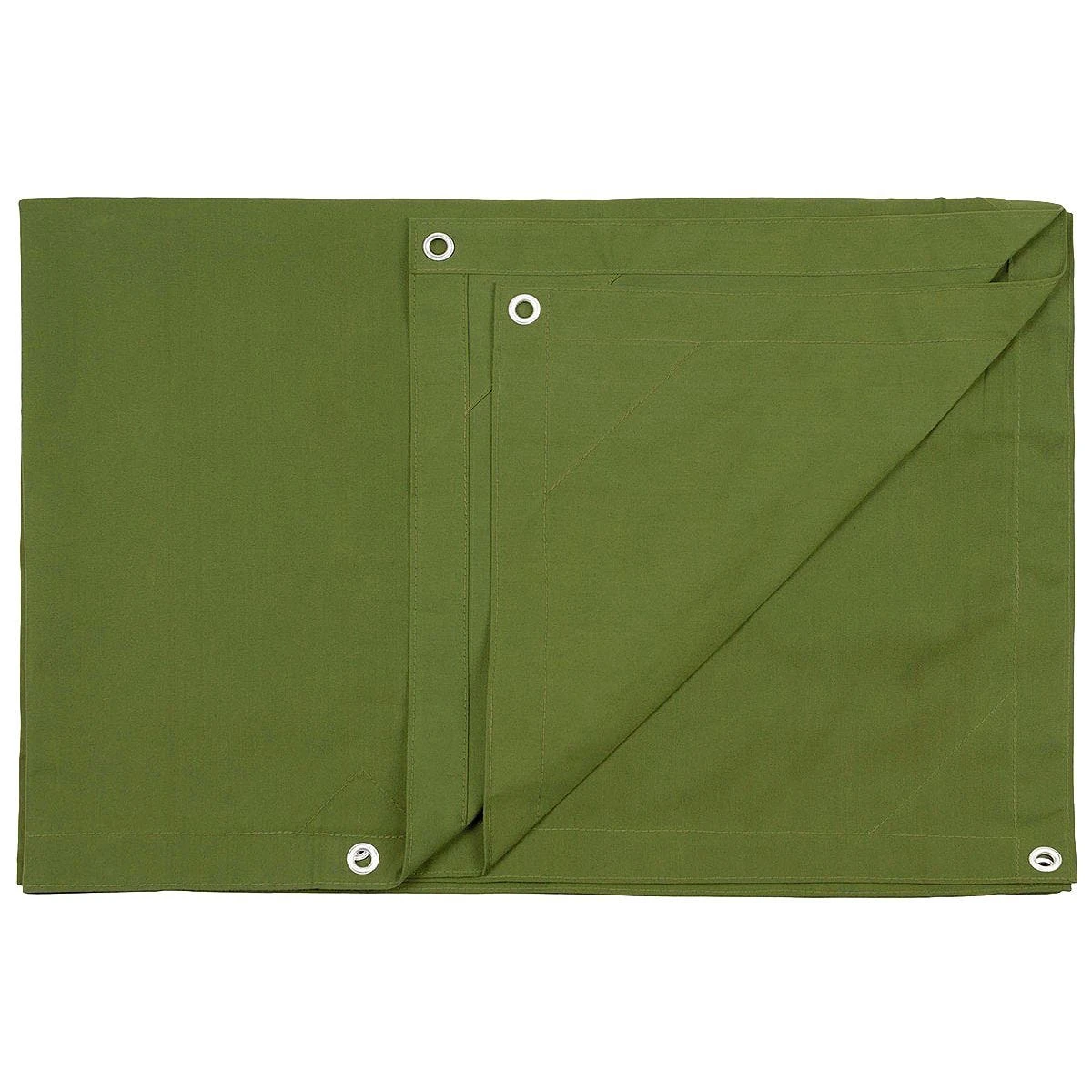 MFH Canvas Tarpaulin Metal Eyelets 365x487cm Olive 3 MFH Canvas Tarpaulin Metal Eyelets 365x487cm Olive